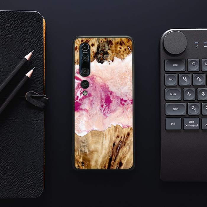 Xiaomi Mi 10 Pro Handyhülle aus Harz und Holz - Synergy#D119