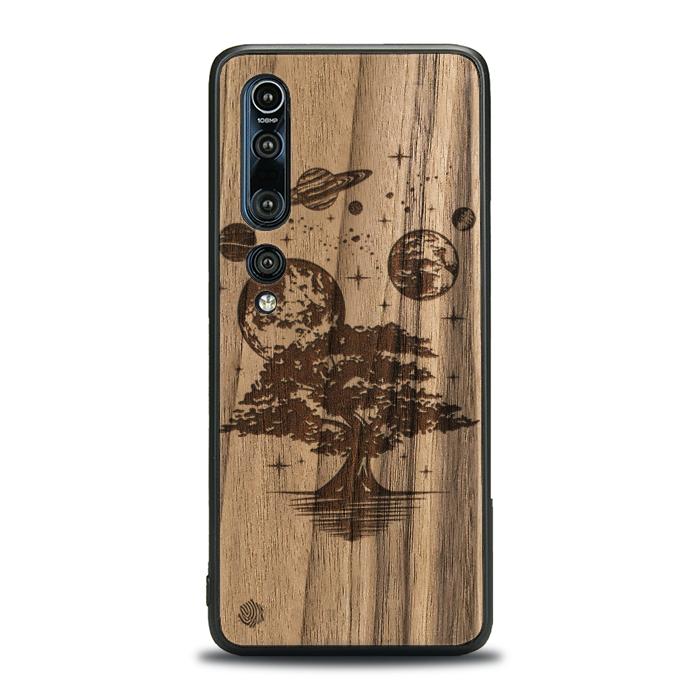 Xiaomi Mi 10 Pro Handyhülle aus Holz - Galactic Garden