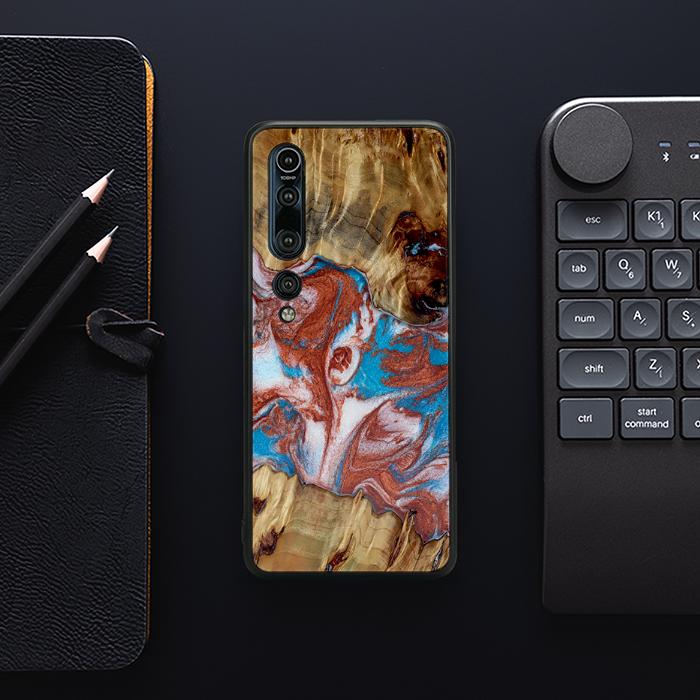 Xiaomi Mi 10 Handyhülle aus Harz und Holz - Synergy#D103