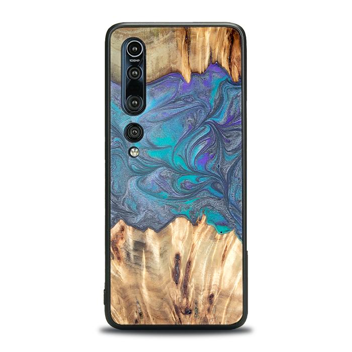 Xiaomi Mi 10 Handyhülle aus Harz und Holz - Synergy#D107