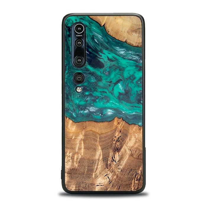 Xiaomi Mi 10 Handyhülle aus Harz und Holz - Synergy#D109