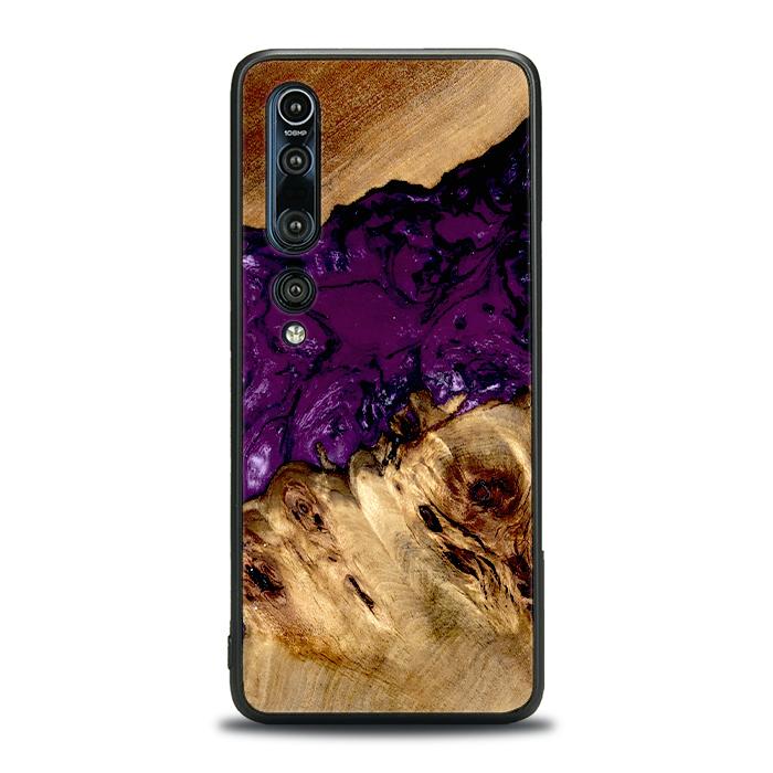 Xiaomi Mi 10 Handyhülle aus Harz und Holz - Synergy#D113