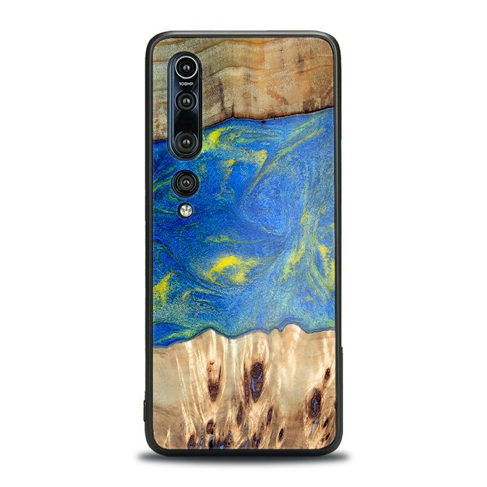Xiaomi Mi 10 Handyhülle aus Harz und Holz - Synergy#D128