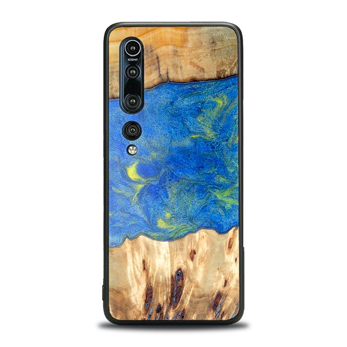 Xiaomi Mi 10 Handyhülle aus Harz und Holz - Synergy#D131