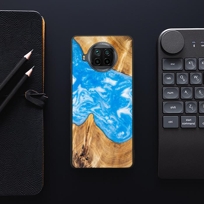 Xiaomi Mi 10T lite Handyhülle aus Harz und Holz - SYNERGY#A26