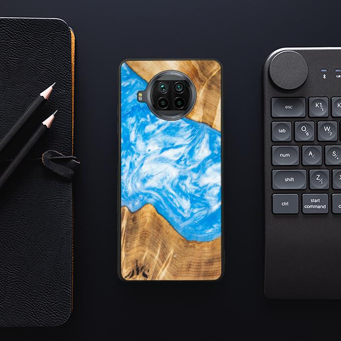 Xiaomi Mi 10T lite Handyhülle aus Harz und Holz - SYNERGY#A28