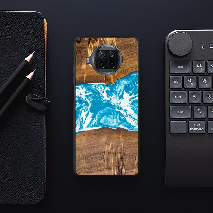 Xiaomi Mi 10T lite Handyhülle aus Harz und Holz - SYNERGY#A7