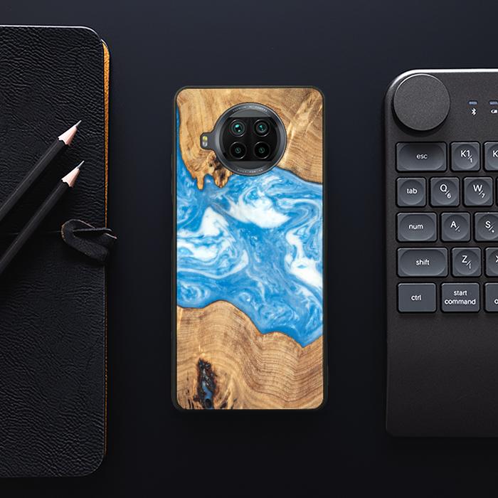 Xiaomi Mi 10T lite Handyhülle aus Harz und Holz - SYNERGY#B03