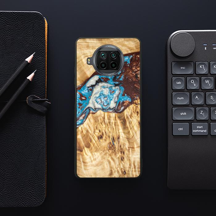 Xiaomi Mi 10T lite Handyhülle aus Harz und Holz - SYNERGY#B12