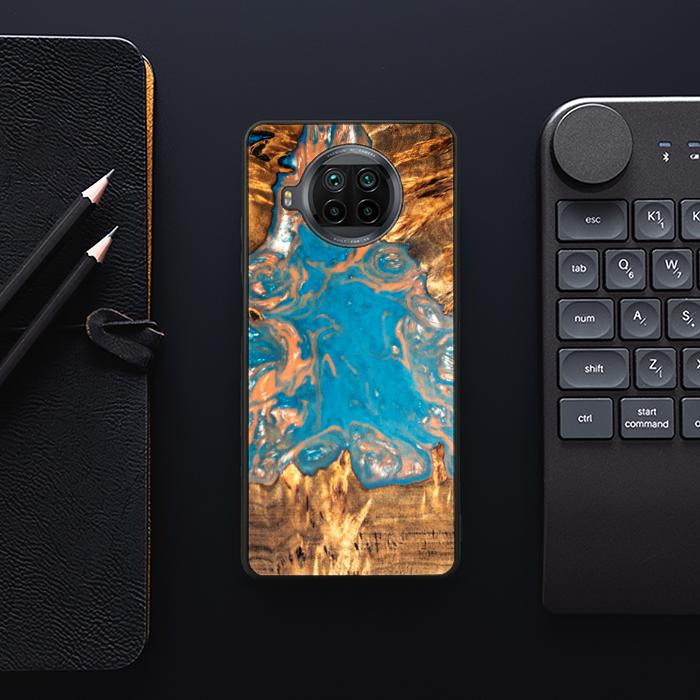 Xiaomi Mi 10T lite Handyhülle aus Harz und Holz - SYNERGY#B22