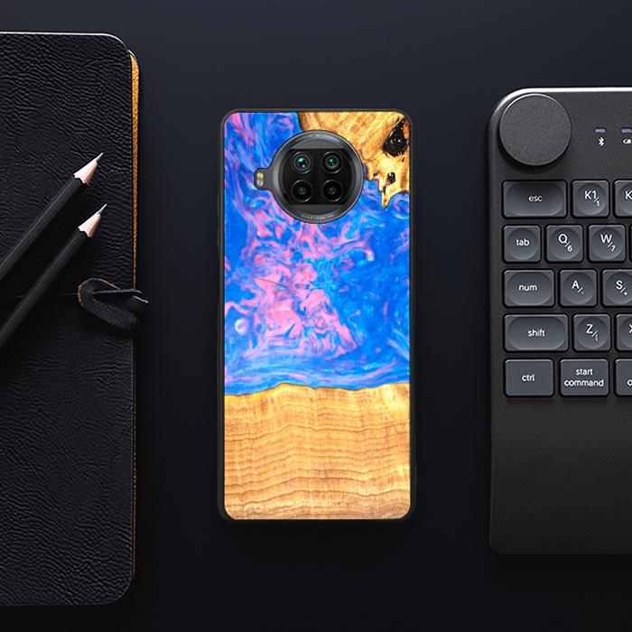 Xiaomi Mi 10T lite Handyhülle aus Harz und Holz - SYNERGY#B23