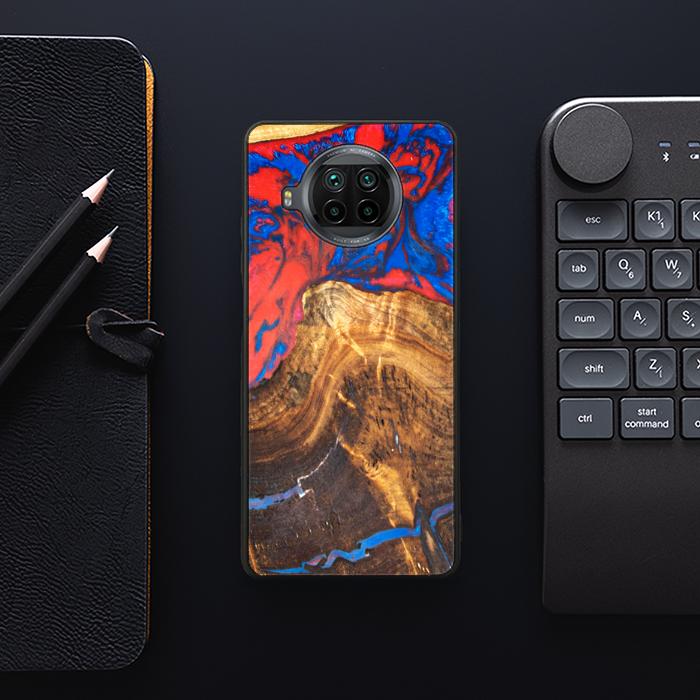 Xiaomi Mi 10T lite Handyhülle aus Harz und Holz - SYNERGY#B31