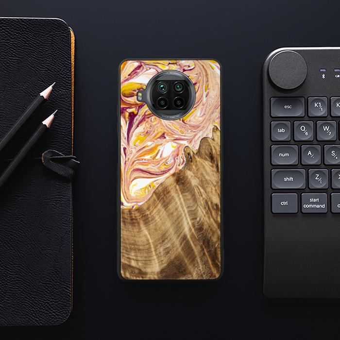 Xiaomi Mi 10T lite Handyhülle aus Harz und Holz - SYNERGY#C48