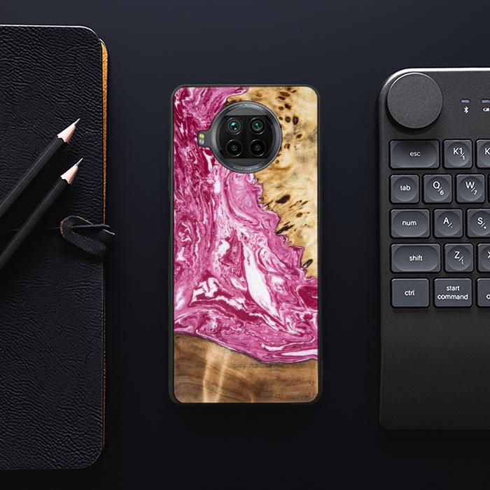 Xiaomi Mi 10T lite Handyhülle aus Harz und Holz - Synergy#129