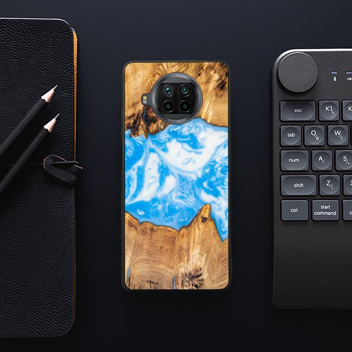 Xiaomi Mi 10T lite Handyhülle aus Harz und Holz - Synergy#A34