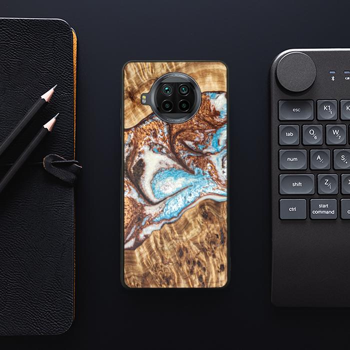 Xiaomi Mi 10T lite Handyhülle aus Harz und Holz - Synergy#B11