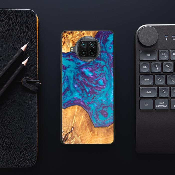 Xiaomi Mi 10T lite Handyhülle aus Harz und Holz - Synergy#B28