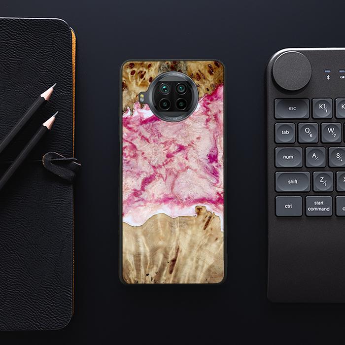 Xiaomi Mi 10T lite Handyhülle aus Harz und Holz - Synergy#D101