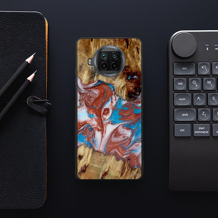 Xiaomi Mi 10T lite Handyhülle aus Harz und Holz - Synergy#D103