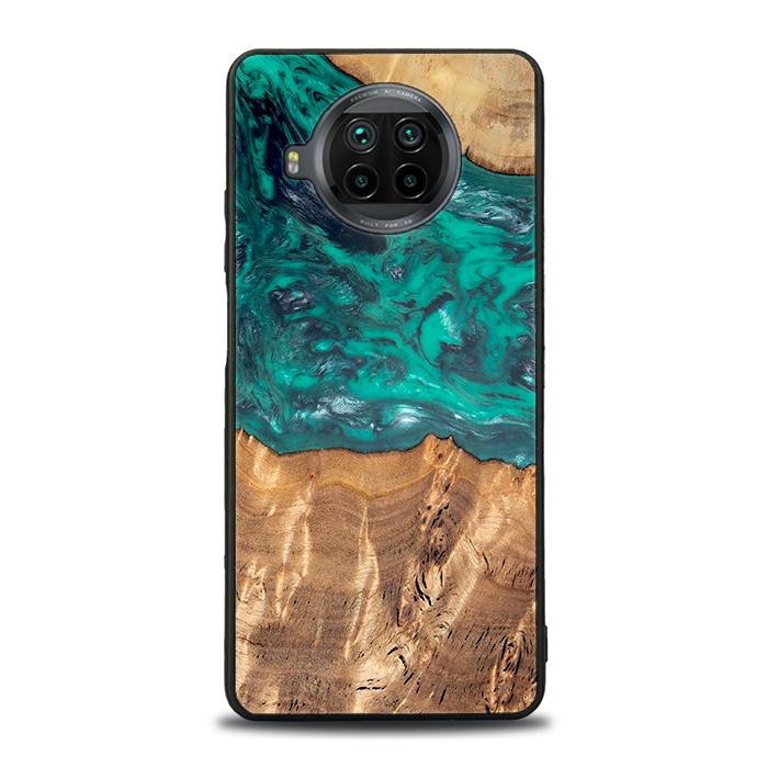 Xiaomi Mi 10T lite Handyhülle aus Harz und Holz - Synergy#D109