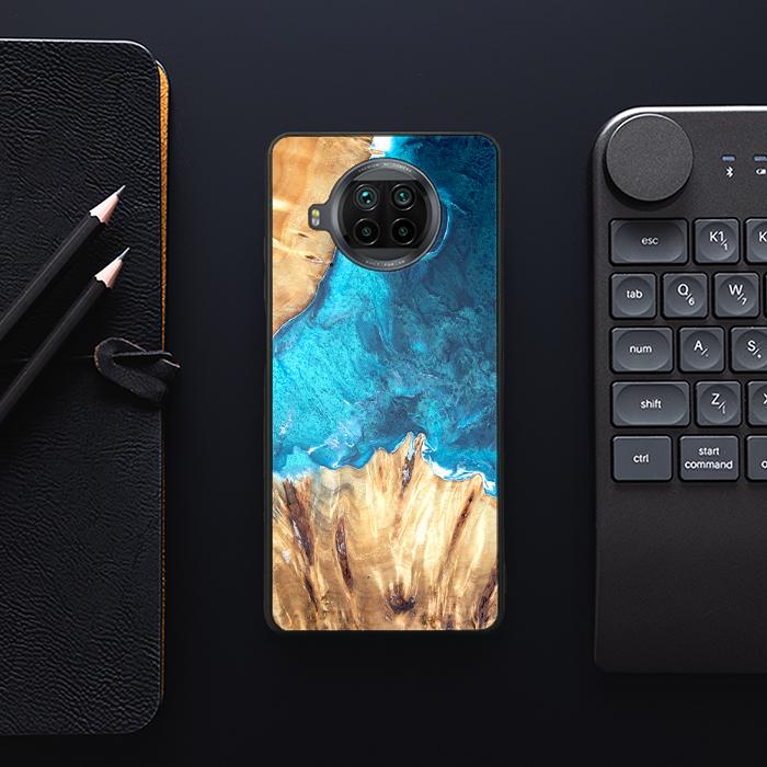 Xiaomi Mi 10T lite Handyhülle aus Harz und Holz - Synergy#D115