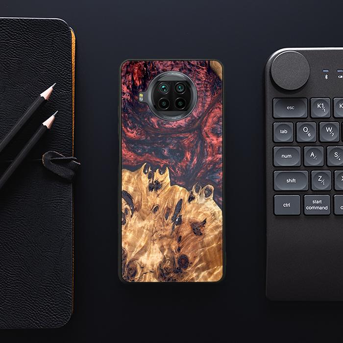 Xiaomi Mi 10T lite Handyhülle aus Harz und Holz - Synergy#D118
