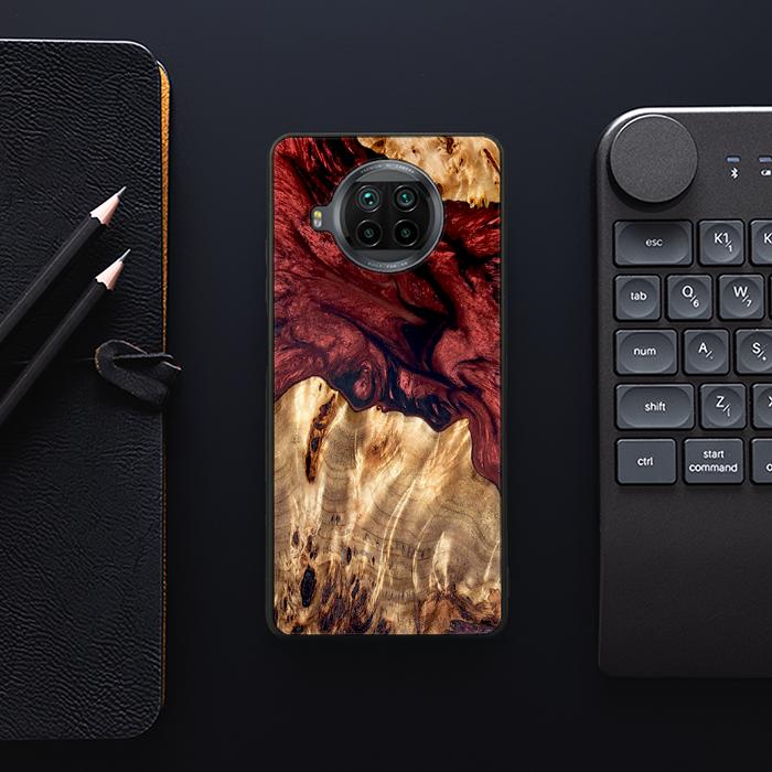 Xiaomi Mi 10T lite Handyhülle aus Harz und Holz - Synergy#D121
