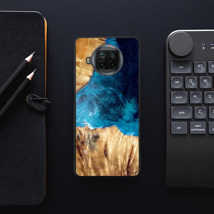 Xiaomi Mi 10T lite Handyhülle aus Harz und Holz - Synergy#D127