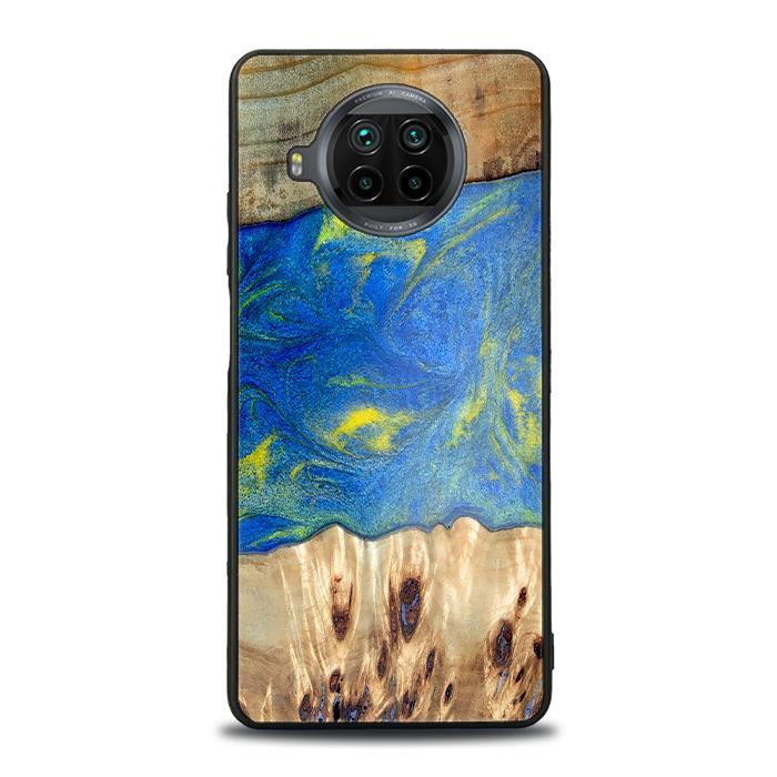 Xiaomi Mi 10T lite Handyhülle aus Harz und Holz - Synergy#D128