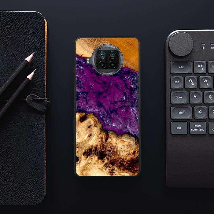 Xiaomi Mi 10T lite Handyhülle aus Harz und Holz - Synergy#D130