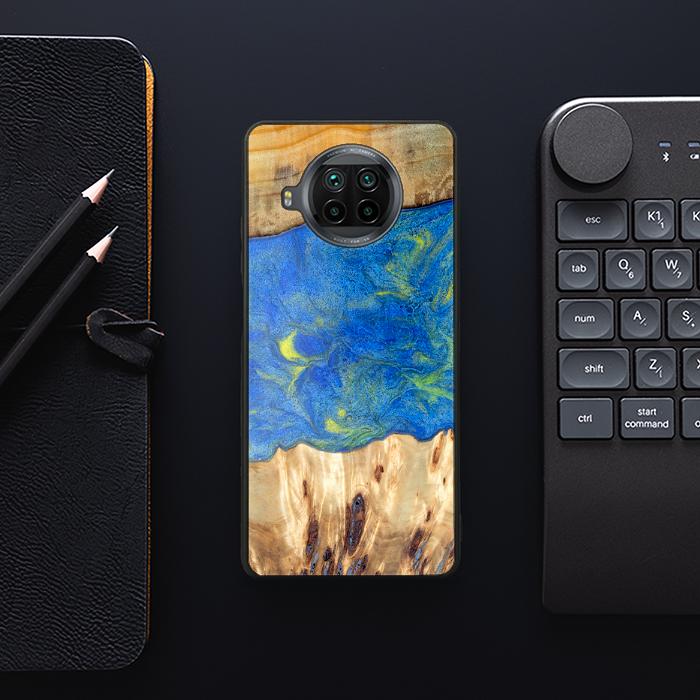 Xiaomi Mi 10T lite Handyhülle aus Harz und Holz - Synergy#D131