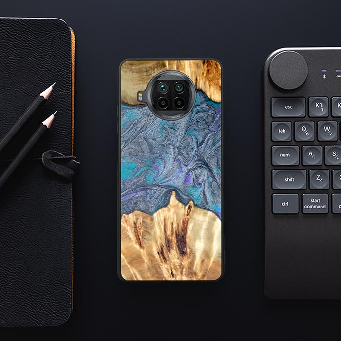 Xiaomi Mi 10T lite Handyhülle aus Harz und Holz - Synergy#D135