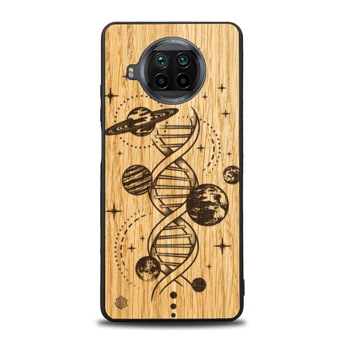 Xiaomi Mi 10T lite Handyhülle aus Holz - Space DNA (Eiche)