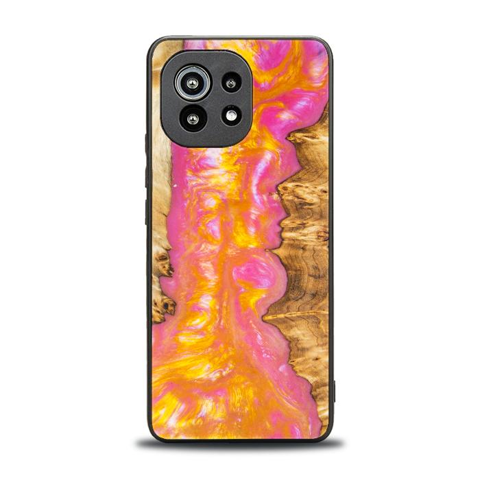 Xiaomi Mi 11 lite / 5G / 5G NE Handyhülle aus Harz und Holz - SYNERGY#A20