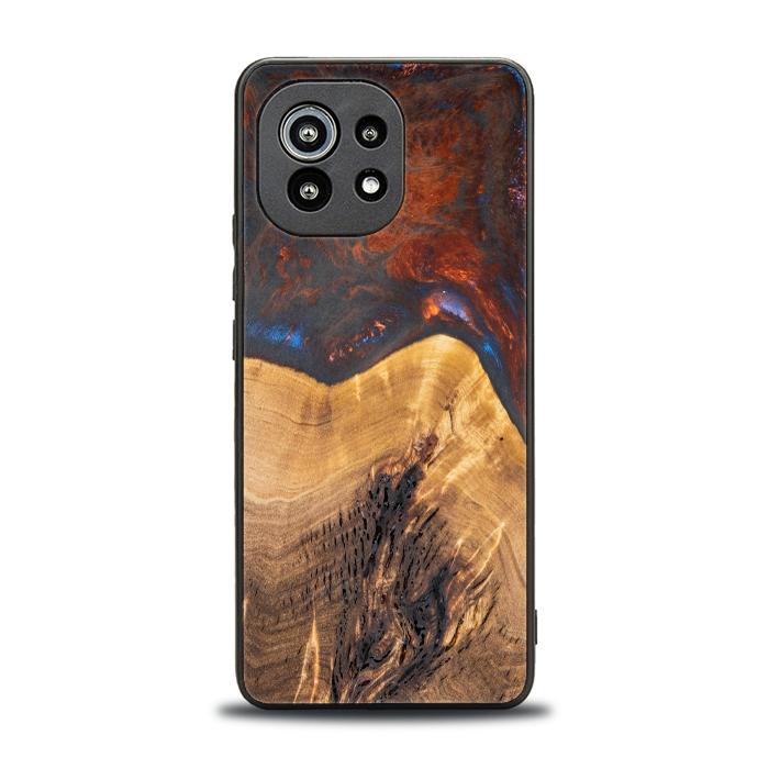 Xiaomi Mi 11 lite / 5G / 5G NE Handyhülle aus Harz und Holz - SYNERGY#A21