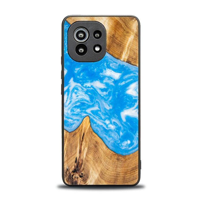 Xiaomi Mi 11 lite / 5G / 5G NE Handyhülle aus Harz und Holz - SYNERGY#A26