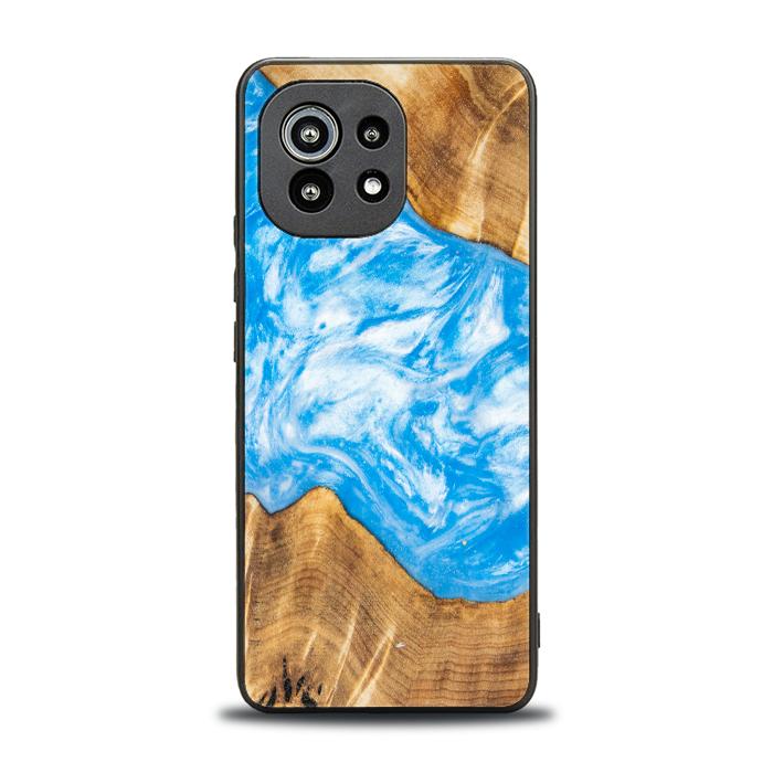 Xiaomi Mi 11 lite / 5G / 5G NE Handyhülle aus Harz und Holz - SYNERGY#A28