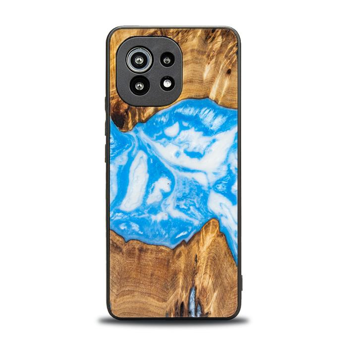 Xiaomi Mi 11 lite / 5G / 5G NE Handyhülle aus Harz und Holz - SYNERGY#A29