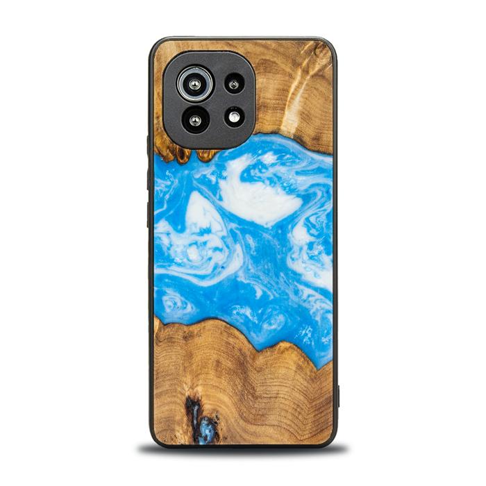 Xiaomi Mi 11 lite / 5G / 5G NE Handyhülle aus Harz und Holz - SYNERGY#A32