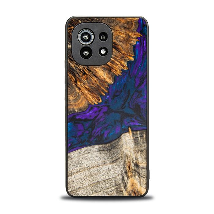 Xiaomi Mi 11 lite / 5G / 5G NE Handyhülle aus Harz und Holz - SYNERGY#A6