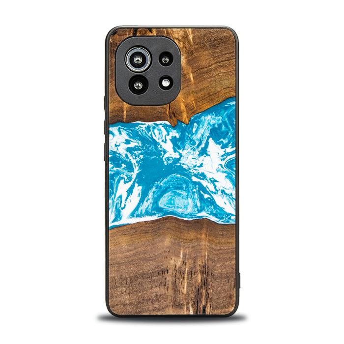 Xiaomi Mi 11 lite / 5G / 5G NE Handyhülle aus Harz und Holz - SYNERGY#A7