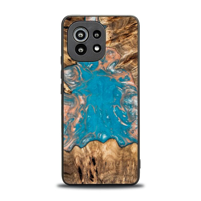 Xiaomi Mi 11 lite / 5G / 5G NE Handyhülle aus Harz und Holz - SYNERGY#A97