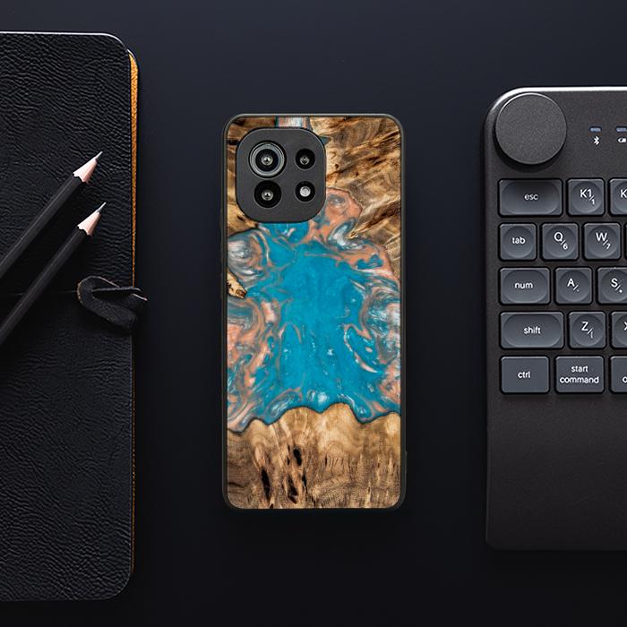Xiaomi Mi 11 lite / 5G / 5G NE Handyhülle aus Harz und Holz - SYNERGY#A97