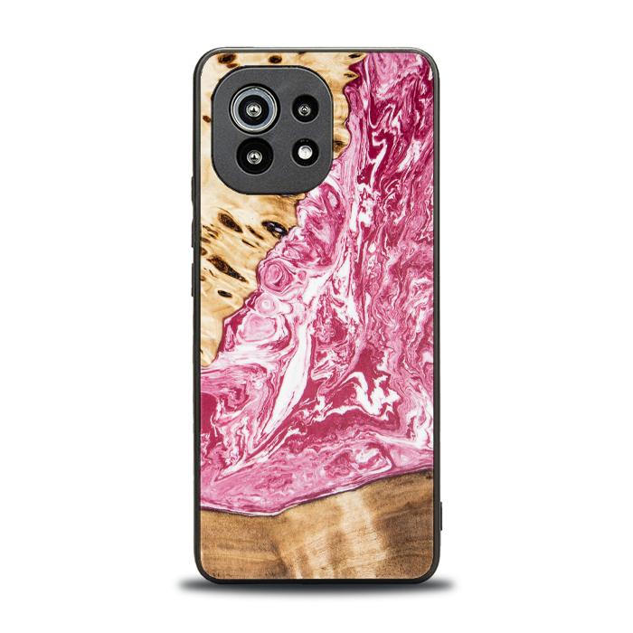 Xiaomi Mi 11 lite / 5G / 5G NE Handyhülle aus Harz und Holz - SYNERGY#A99