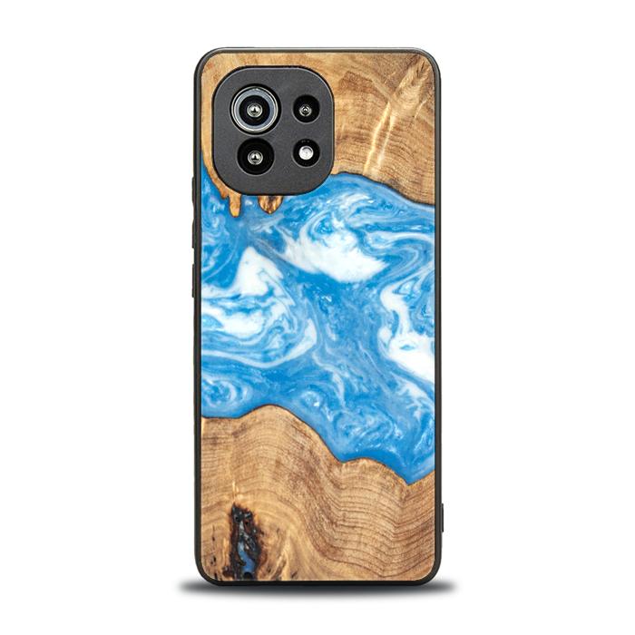 Xiaomi Mi 11 lite / 5G / 5G NE Handyhülle aus Harz und Holz - SYNERGY#B03