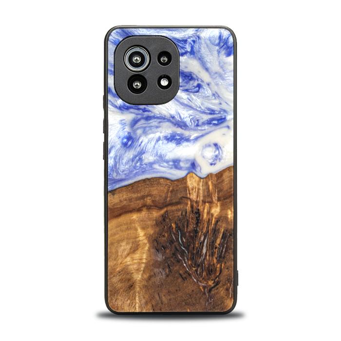 Xiaomi Mi 11 lite / 5G / 5G NE Handyhülle aus Harz und Holz - SYNERGY#B04