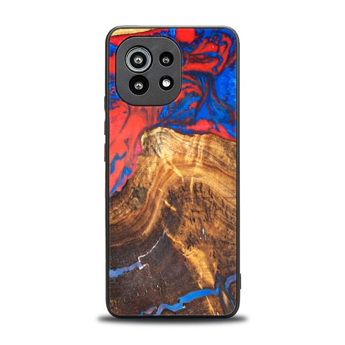 Xiaomi Mi 11 lite / 5G / 5G NE Handyhülle aus Harz und Holz - SYNERGY#B31
