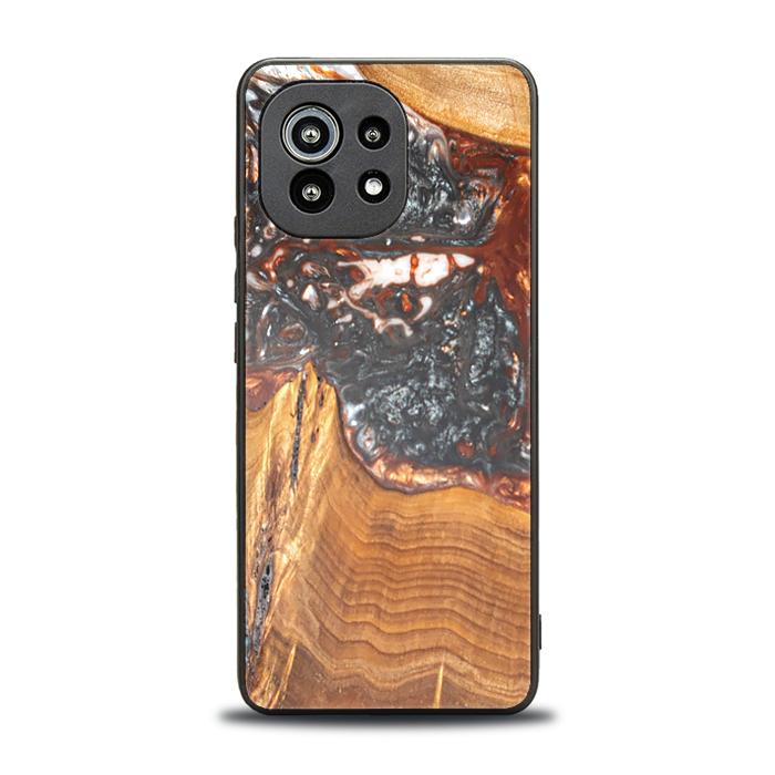 Xiaomi Mi 11 lite / 5G / 5G NE Handyhülle aus Harz und Holz - SYNERGY#B37