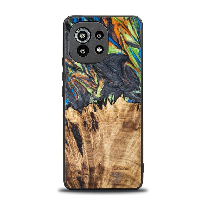 Xiaomi Mi 11 lite / 5G / 5G NE Handyhülle aus Harz und Holz - SYNERGY#C22