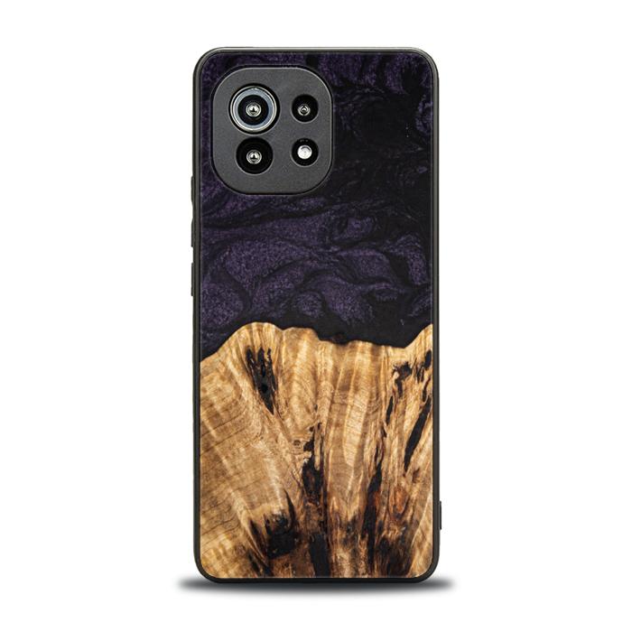 Xiaomi Mi 11 lite / 5G / 5G NE Handyhülle aus Harz und Holz - SYNERGY#C31